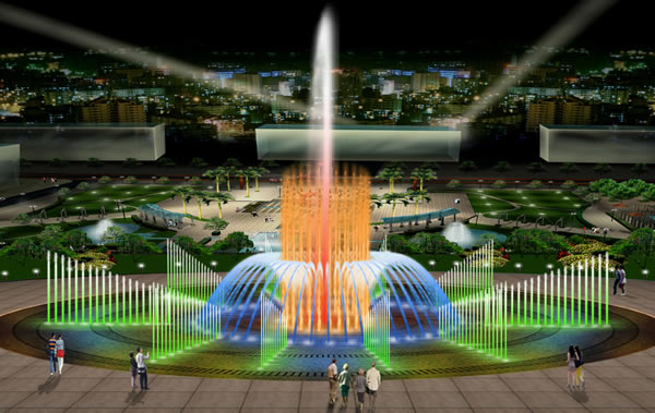 桂林旱式喷泉厂